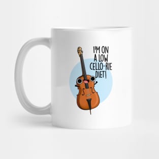 I'm On A Low Cello-rie Diet Cute Cello PUn Mug